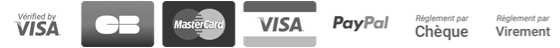 Visa, Maastercard, Paypal...