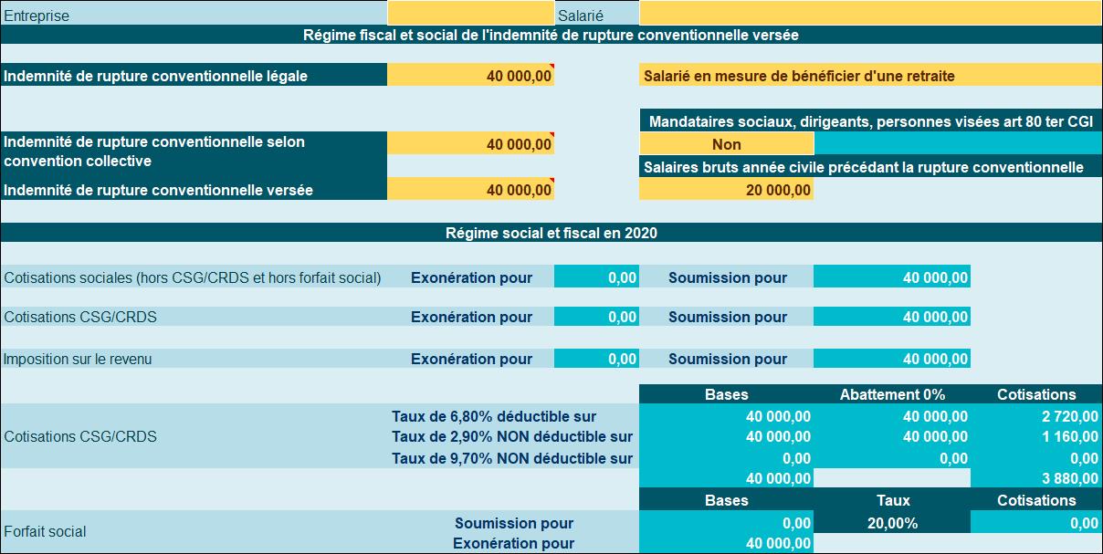Traitement fiscal et social de l’indemnité de rupture conventionnelle ...